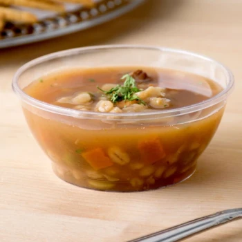 Fineline Savvi Serve 312 Clear 6 oz. Plastic Bowl - 240/Case