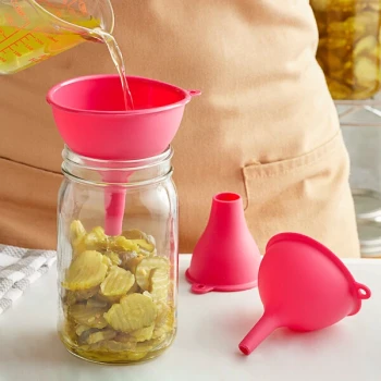 Fox Run Silicone Canning Funnel Set - 3/Set