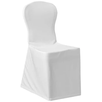 Snap Drape 5451CC010 Silhouette II White Chair Cover