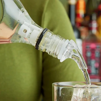 Choice 2 oz. 3-Ball Measured Liquor Pourer with No Collar - 12/Pack