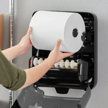 Tork Advanced Matic Soft White 1-Ply Paper Towel Roll H1, 900 Feet / Roll - 6/Case