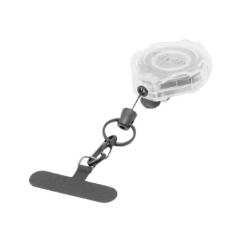 KEY-BAK Ratch-It SD Clear Phone Tether with Belt Clip and 36" Retractable Cord 0KR7-4C24
