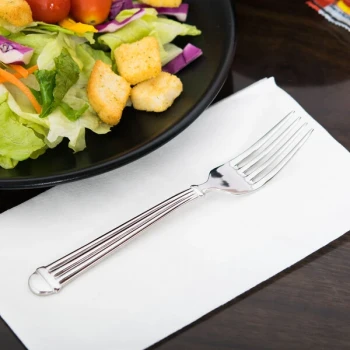 Libbey 983 038 Aegean 6 3/4" 18/8 Stainless Steel Extra Heavy Weight Salad Fork - 36/Case