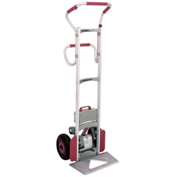 Magliner 375 lb. Powered Stair Climbing Hand Truck with 10 inch Pneumatic Wheels and Ergo Handle CLK170EGS4