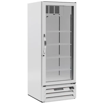 Beverage-Air MMF12HC-1-W 24" MarketMax 24" White Glass Door Merchandiser Freezer - 11.9 Cu. Ft.