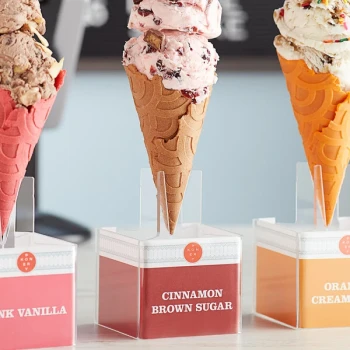 The Konery Cinnamon Brown Sugar Waffle Cone Stand