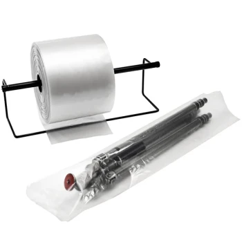 Lavex 1" x 750' 4 Mil Clear Polyethylene Layflat Tubing on a Roll