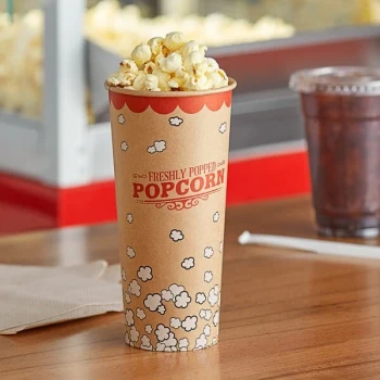 Carnival King Kraft 24 oz. Popcorn Cup - 1,000/Case