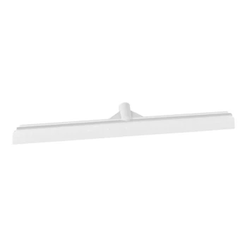 Vikan ColorCore 726015 23 5/8" White Single Blade Rubber Squeegee