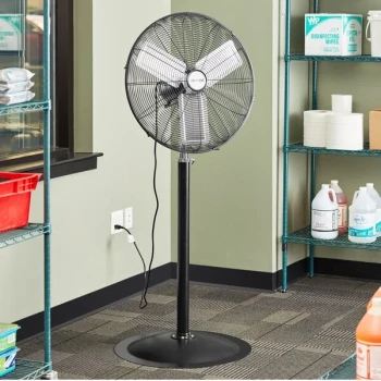 Boltic 24" 3-Speed Oscillating Pedestal Fan - 5,800-7,250 CFM, 120V