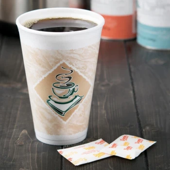Dart 16X16G ThermoGlaze 16 oz. Cafe G Espresso Foam Cup   - 25/Pack