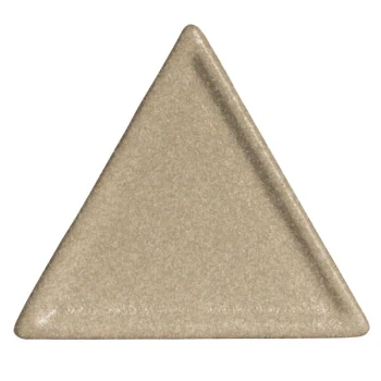 G.E.T. Enterprises DT200S Bugambilia Classic Textured Finish Sand Granite Resin-Coated Aluminum 4 1/2" XXS Triangle Disc Platter