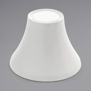 American Metalcraft Lift 4 7/8" Round White Melamine Pedestal - 6/Case