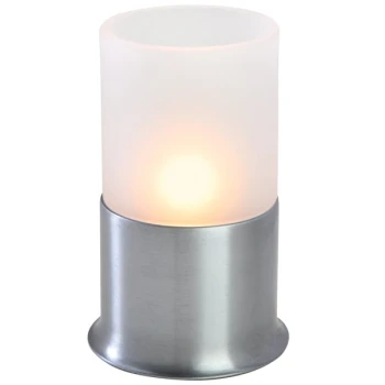 Sterno 80374 Corsa Frost 5 1/2" Silver Lamp