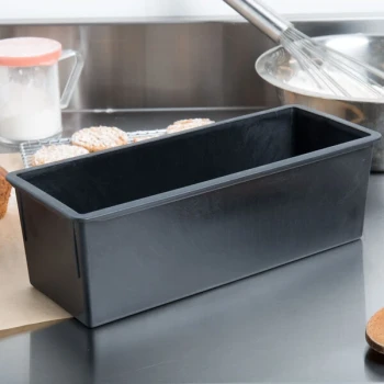 Matfer Bourgeat 345935 Exoglass 1 2/3 LB Non-Stick Bread Loaf Pan - 10 1/2 inch x 4 inch x 3 1/2 inch