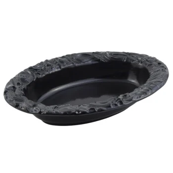 Bon Chef 5501BLK 5 Qt. Black Sandstone Finish Cast Aluminum Pasta Bowl