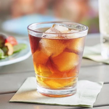 Choice 12 oz. Customizable SAN Plastic Stackable Double Rocks / Old Fashioned Glass - 24/Case