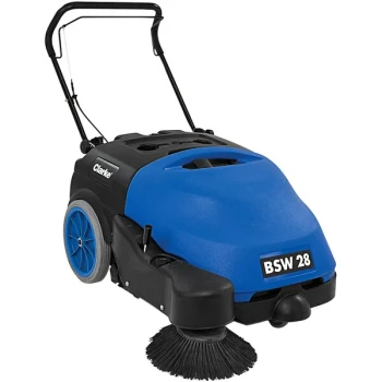 Clarke 9084705010 BSW 28B 28" Cordless Walk Behind Sweeper with Battery and Charger