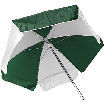Kemp USA 6' Green and White Umbrella 12-002-GRN/WHI