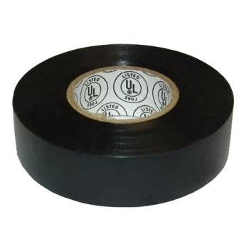 AllPoints 851112 Black PVC All Weather Electrical Tape; 3/4" x 60"