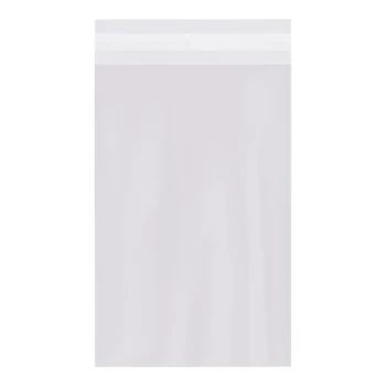 Lavex 9" x 12" 4 Mil Clear Resealable Polyethylene Bag - 500/Case