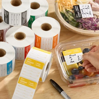 Noble 2" x 2" Removable Day of the Week Label Rolls