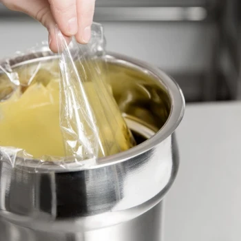 LK Packaging 2 Qt. Round PTL Pan Liner - 200/Case