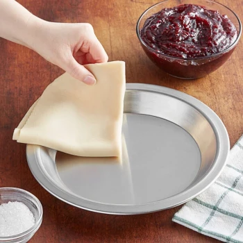American Metalcraft 998 10 1/8 inch x 1 inch 18 Gauge Aluminum Pie Pan