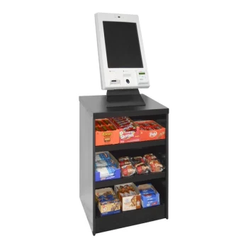 All State Manufacturing 23 1/4" x 19" x 32" Coffee Stand with Three Shelves OCS200-3