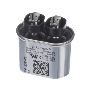 Lennox 22W78 5Mfd Capacitor 370V, Oval