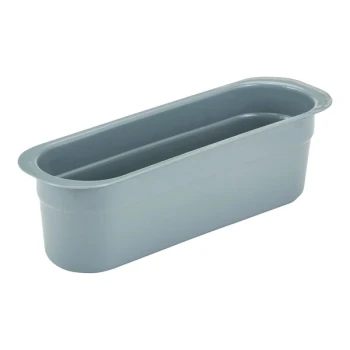 Cambro Poly Cambox Light Gray Polyethylene Cutlery Box 415CBP180 - 12/Case