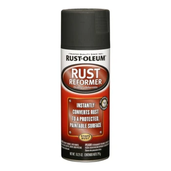 Rust-Oleum 10.25 oz. Flat Black Automotive Rust Reformer Spray 248658 - 6/Case