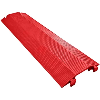 Cortina 36" Red 1-Channel Dropover Cable Guard 2080-DP-R
