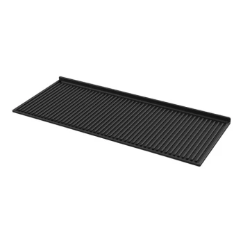 Borray Manufacturer Inc. 47 13/16" x 20" x 1 1/2" Black ABS Meat Shelf Liner