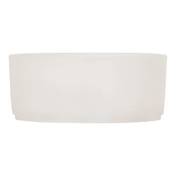 Cal-Mil 100 oz. White Cloud Round Resin Bowl