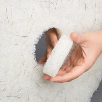 3M 4100 14" White Super Polishing Floor Pad - 5/Case