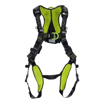 Honeywell Miller H700 Premium 4XL Industry Comfort Green Full-Body Harness with Quick-Connect Buckles H7IC1A4