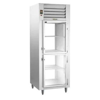 Traulsen AHT132WPUT-HHG One Section Glass Half Door Pass-Through Refrigerator - Specification Line