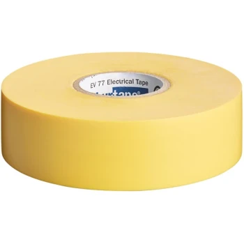 Shurtape EV 077 0.75" x 66' Yellow Professional Grade Electrical Tape