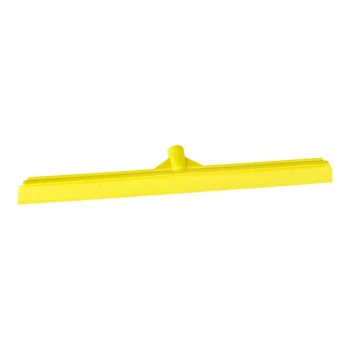 Vikan ColorCore 726016 23 5/8" Yellow Single Blade Rubber Squeegee