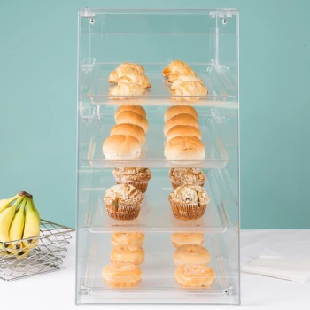 Cal-Mil 1012 Classic Four Tier U-Build Pastry Display Case - 13 1/2" x 21" x 24 1/2"