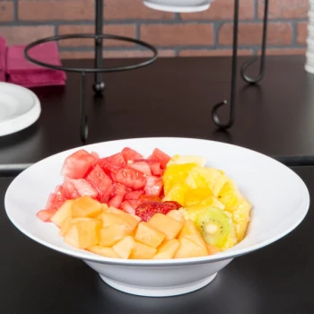 American Metalcraft MEL7 Endurance 87 oz. Round Melamine Serving Bowl