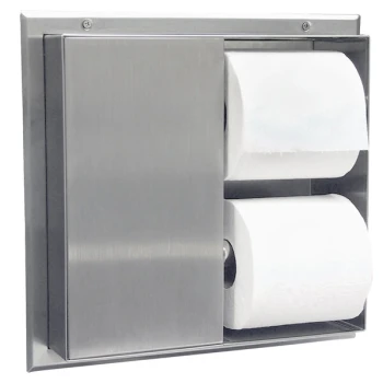 Bobrick B-386 Partition-Mounted Multi-Roll Dual Sided Toilet Tissue Dispenser