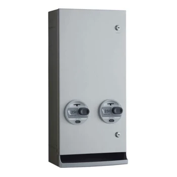 Bobrick B-2706 25 ClassicSeries Surface Mounted Napkin / Tampon Single Coin Dispenser