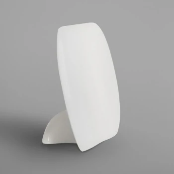RAK Porcelain Banquet 4 1/8" x 3" Ivory Porcelain Menu Holder - 12/Case