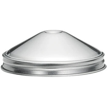 TableCraft Stainless Steel Center Pour Shaker Top - 55T - 12/Case