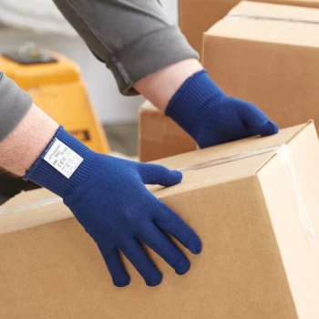 Ansell ActivArmr® 78-101 Dark Blue Light-Duty Knitted Gloves with Thermolite Liner - One Size Fits Most - 12/Pack
