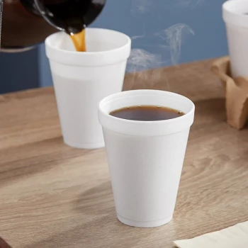 Dart 12J12 12 oz. White Customizable Foam Cup - 1,000/Case