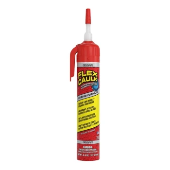 Flex Seal Flex Caulk 6.6 oz. Clear Hybrid Polymer Caulk CFSCLRR675 - 4/Case