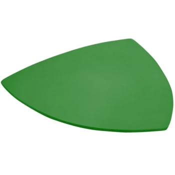 Bon Chef 9162 24" Calypso Green Sandstone Finish Cast Aluminum Triangle Serving Plate